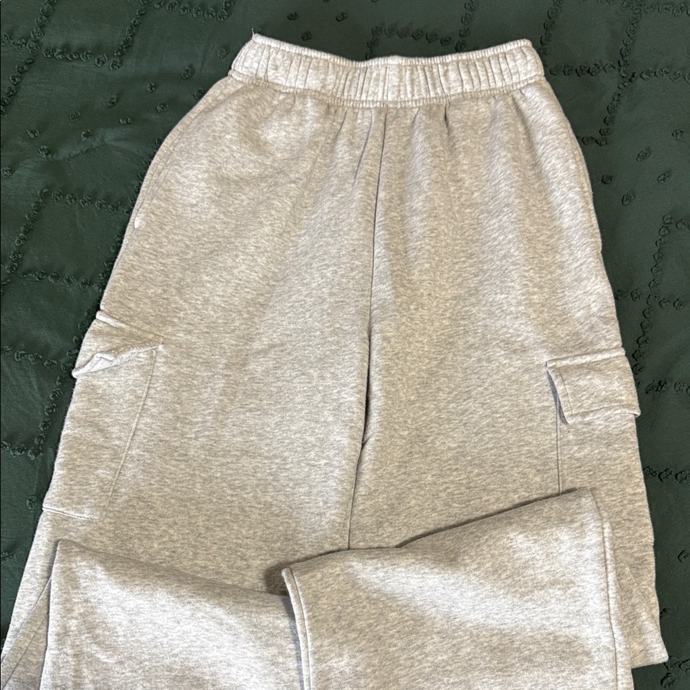 No Boundaries Gray Women's Cargo Joggers